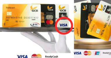 GCB Bank online VISA card